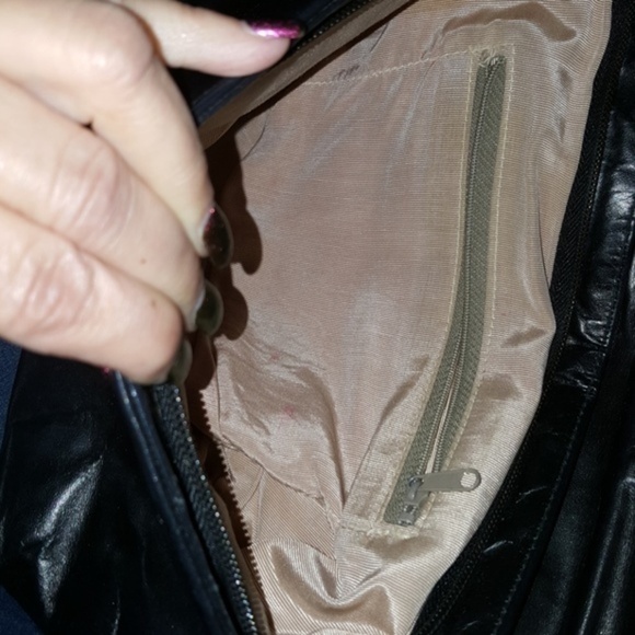 Vintage leather and snakeskin clutch - Picture 5 of 8